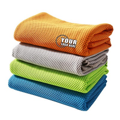 Mini Capsule Cooling Fiber Sports Towel Portable Use