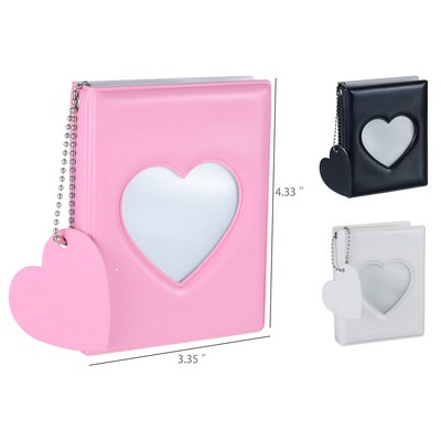 3" Photocard With Heart Pendant 32 Pockets