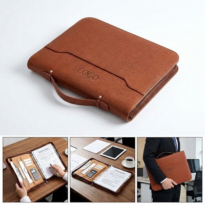 Zippered Padfolio Binder