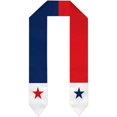 60" L Custom Graduation Stole Graduation Sash Classic End