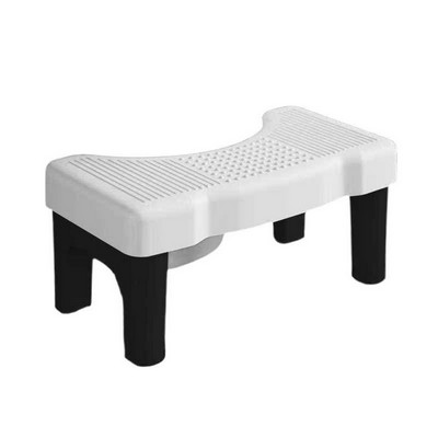 Thickened Plastic Squat Toilet Stool, Adult Step Footrest Stool for Bathroom Home Use
