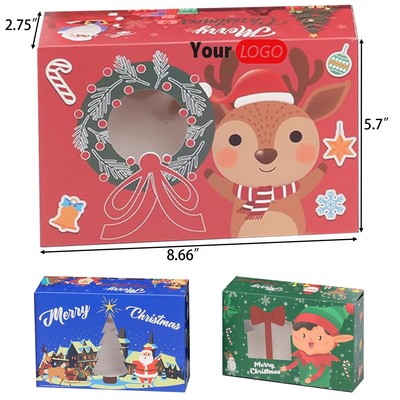 Christmas Cookie Boxes Bakery Christmas Treat Boxes
