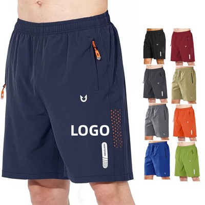 Mens Quick Dry Athletic Running Shorts