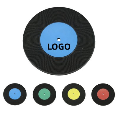 Retro Vinyl Record Coaster