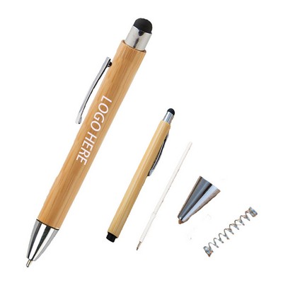 Del Mar Bamboo Stylus Pen