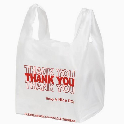 Plastic T-Shirt Shopping Bag