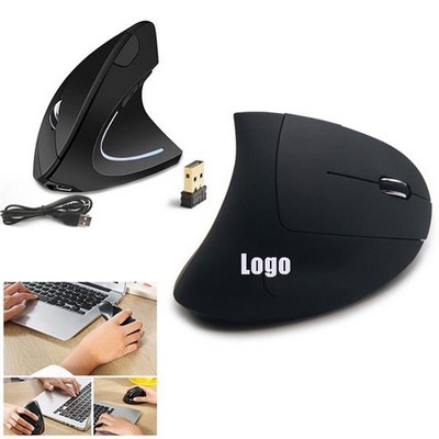 Ergonomic Wireless Mute Optical Gaming Office Rechargeable Vertical Mouse