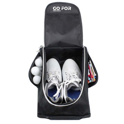Golf Shoe Travel Bag with Side Pockets