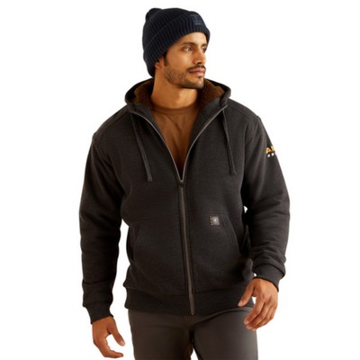 Ariat 10052080 Rebar All-Weather Sherpa-Lined Full Zip Hoodie