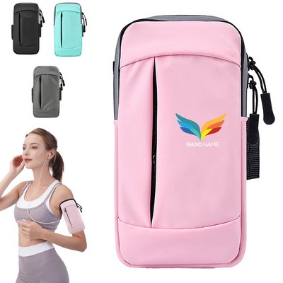 Reflective PU leather Sports Armband