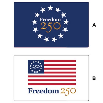 Freedom 250 18oz Blackout Vinyl Banners (Priced Per SF - Per Side)
