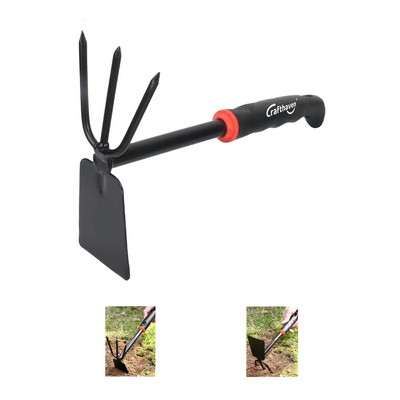 2" 1 Garden Fork Prong and Hoe