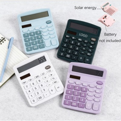 Large Display Desktop Calculator With Dual Power (battery not included)