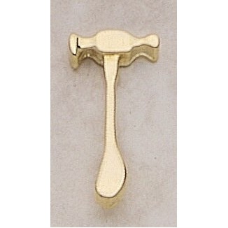 Ball Peen Hammer Marken Design Cast Lapel Pin (Up to 1 1/4")
