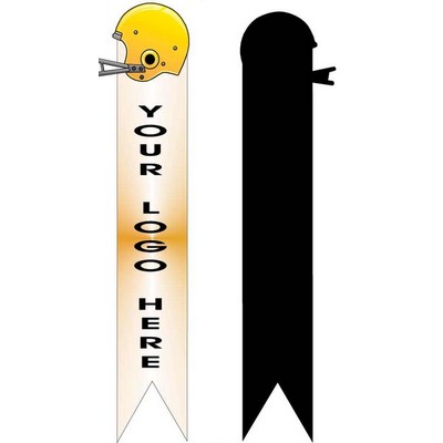 Football Helmet Bookmark w/ Black Back