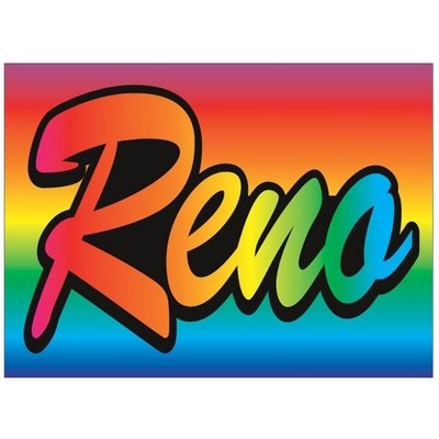 Reno Metal Photo Magnet (2 1/2"x3 1/2")