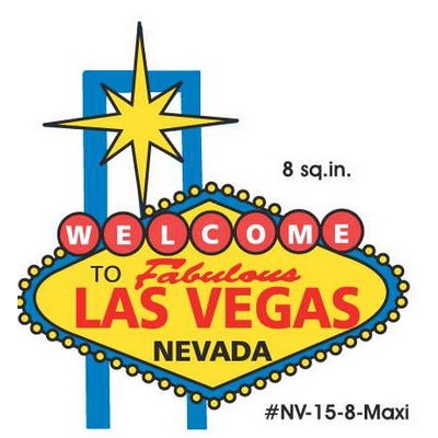 Las Vegas Sign Maxi Magnet (8 Square Inch)