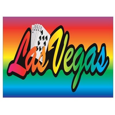 Las Vegas w/Royal Flush Photo Hand Mirror (2½"x3½")