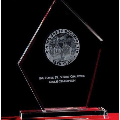 Summit Plaque w/3D Logo/Text (6")