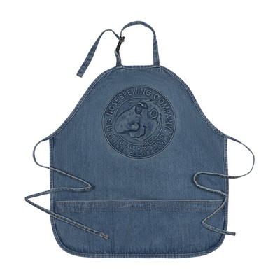 Embossed Denim Apron
