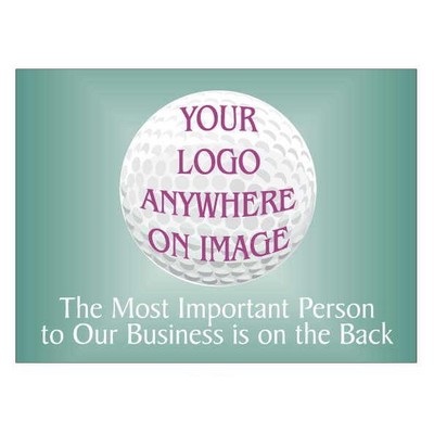 Golf Ball Rectangle Photo Hand Mirror (2½"x3½")