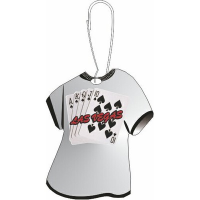 Spades Royal Flush T-Shirt Zipper Pull