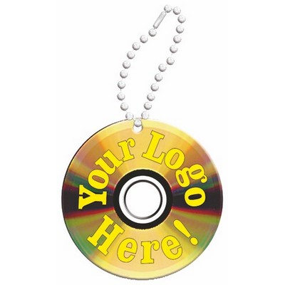 CD Promotional Line Key Chain w/ Black Back (6 Square Inch)