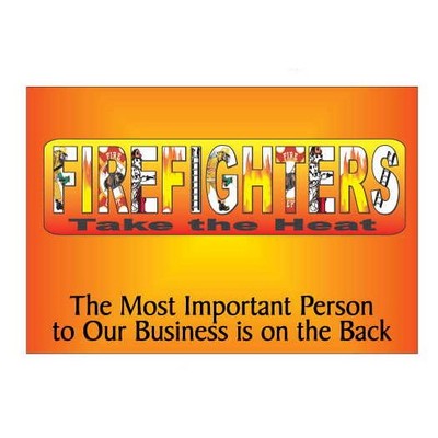 Fireman Slogan Photo Hand Mirror (2"x3")