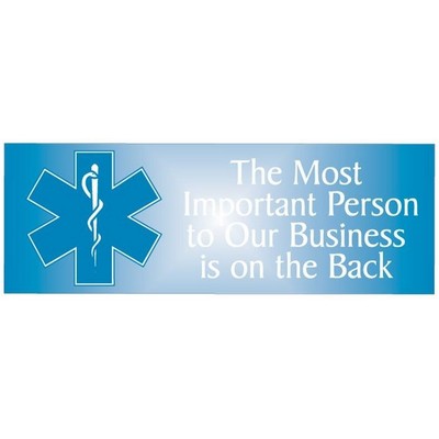 Caduceus Cross Panoramic Photo Hand Mirror (1 5/8"x4 5/8")