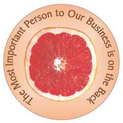 Grapefruit Photo Hand Mirror (2½" Diameter)