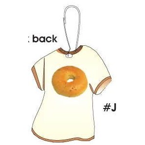 Bagel T-Shirt Zipper Pull