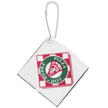 Pizza Box Zipper Pull