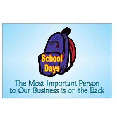 School Days Backpack Photo Hand Mirror (2"x3")