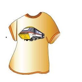 Modern Train T-Shirt Mighty Mini Magnet