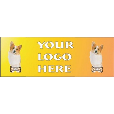 Welsh Corgi Dog Panoramic Metal Photo Magnet