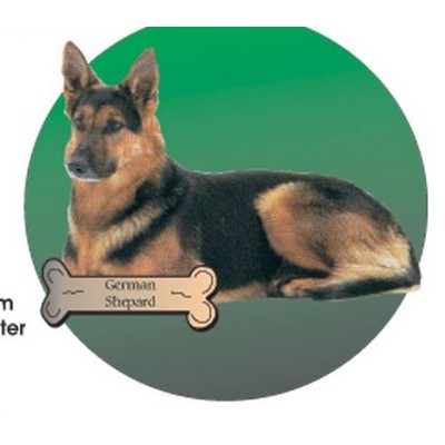 German Shepherd Dog Acrylic Coaster w/Felt Back