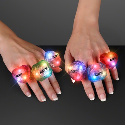 Light Up Huge Gem Ring - PRINTED