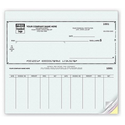 Window Voucher Checks (2 Part)