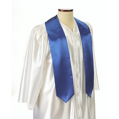 Royal Blue 72" Graduation Stole