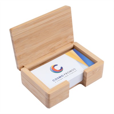 Bamboo Business Card Holder