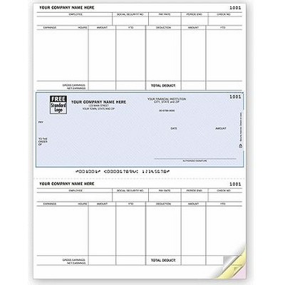 Laser Payroll Checks - MAS90® (1 Part)