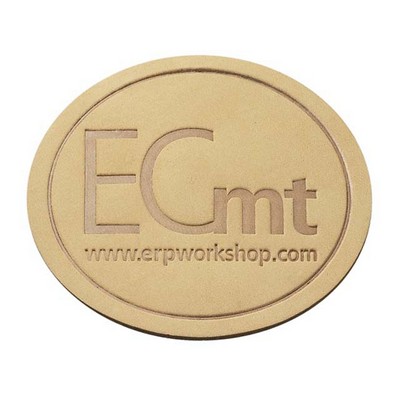 Nubuck Collection Single Round Coaster