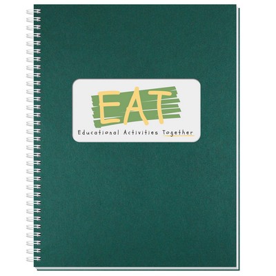 Shadowbox Paperboard Journal w/50 Sheets (8 ½"x 11")