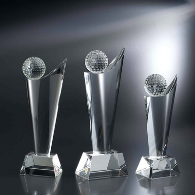 10" Winchester Crystal Golf Award