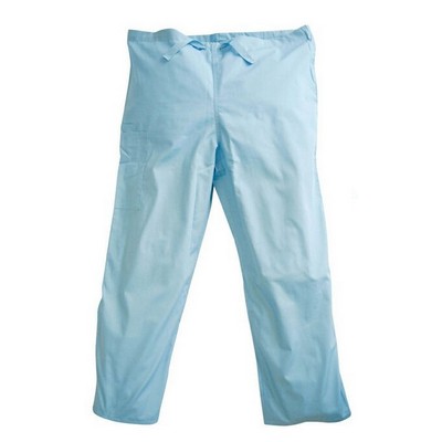 Unisex Poly Cotton Scrubs Pants w/ Drawstring Waist