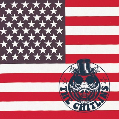 USA Made American Flag Novelty Bandanna 22" x 22" Pre-printed Dyed on 100% Cotton (Stock Design)