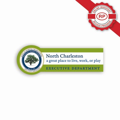 Full Color 50 Mil Name Badge, Rectangle w/ Round End - (1.25"x3.625") - No personalization included