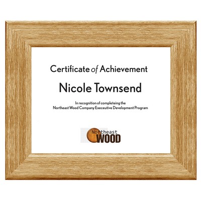 Barnwood 8.5" x 11" Brown Frame - 2" Wide