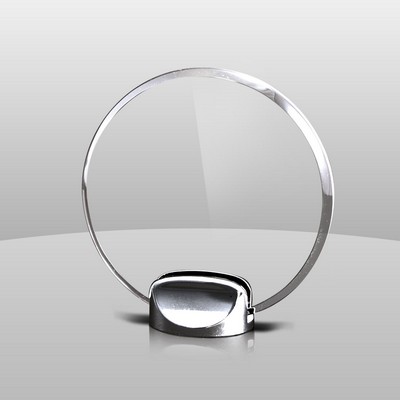 Chrome Metal Base Award (5"x5"x2")