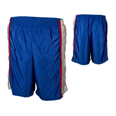 Youth Dazzle Cloth Short w/ Contrasting Side Panel & Piping (7" Inseam)